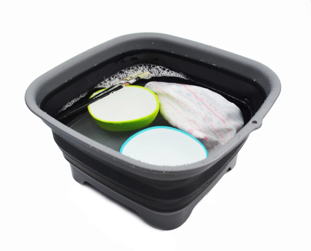 9.3L Collapsible Dishpan with Draining Plug A10581