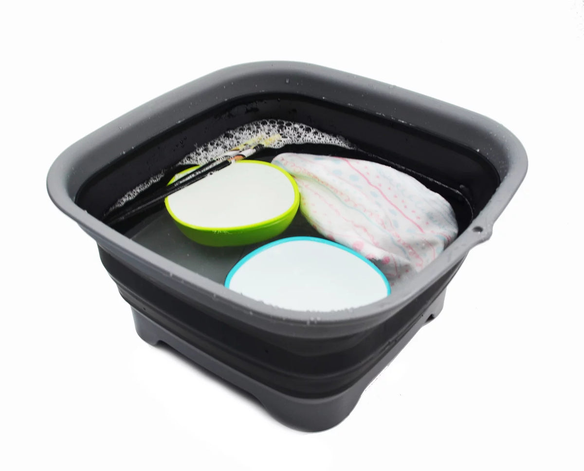 9.3L Collapsible Dishpan with Draining Plug A10581