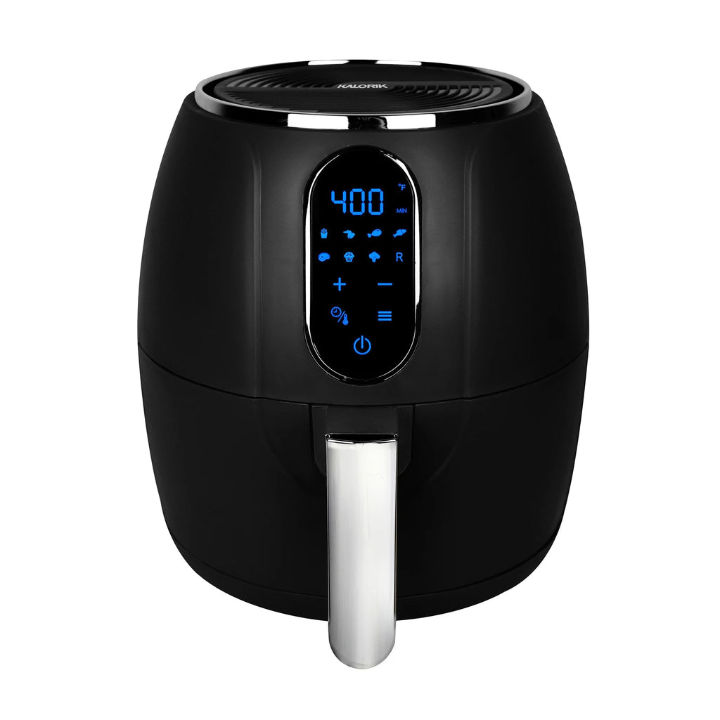 3.2 Quart Touch Screen Air Fryer Black with 8 Presets C138669