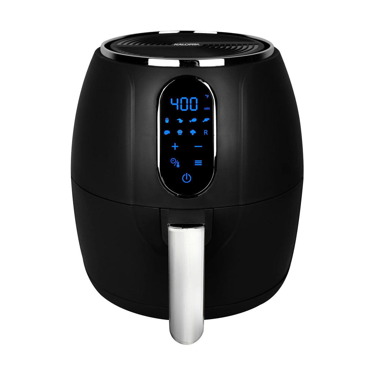 3.2 Quart Touch Screen Air Fryer Black with 8 Presets C138669