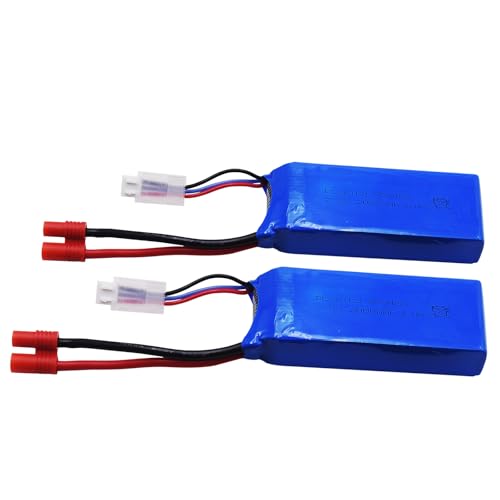 2 Pack 7.4V 2000mAh Lipo Battery and Charger Cable E169246