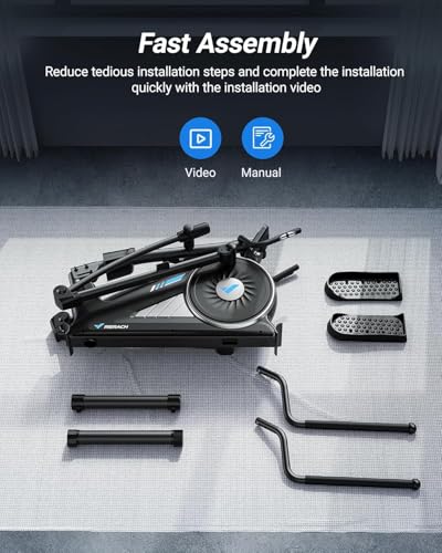 Elliptical Exercise Machine with 16-Level Resistance, 15.5IN Stride C282029