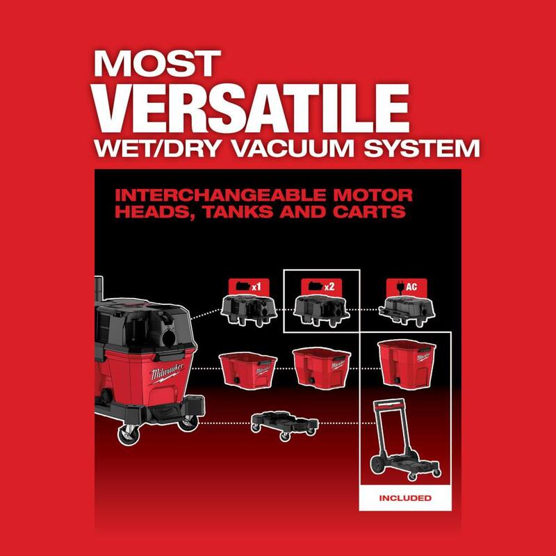 12 Gal Cordless Wet/Dry Shop Vac Kit with Utility Brush and Nozzle U849