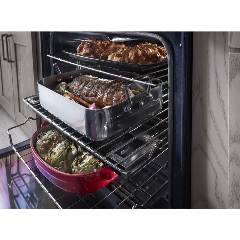 5.8 cu. ft. Slide-In Gas Range with Convection Oven in Stainless Steel Z722