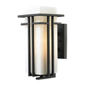 Textured Matte Black Outdoor Wall Light A446