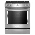5.8 cu. ft. Slide-In Gas Range with Convection Oven in Stainless Steel Z722