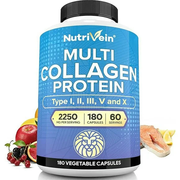 Multi Collagen Pills 2250mg 180 Capsules M70404